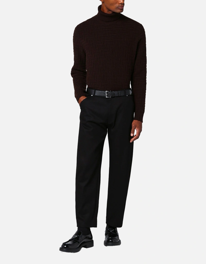 【美品】PRADA メンズ カシミヤ タートルネック セーター Prada メンズカシミヤ混タートルネックセーター (シャツ) IFCHIC.COM