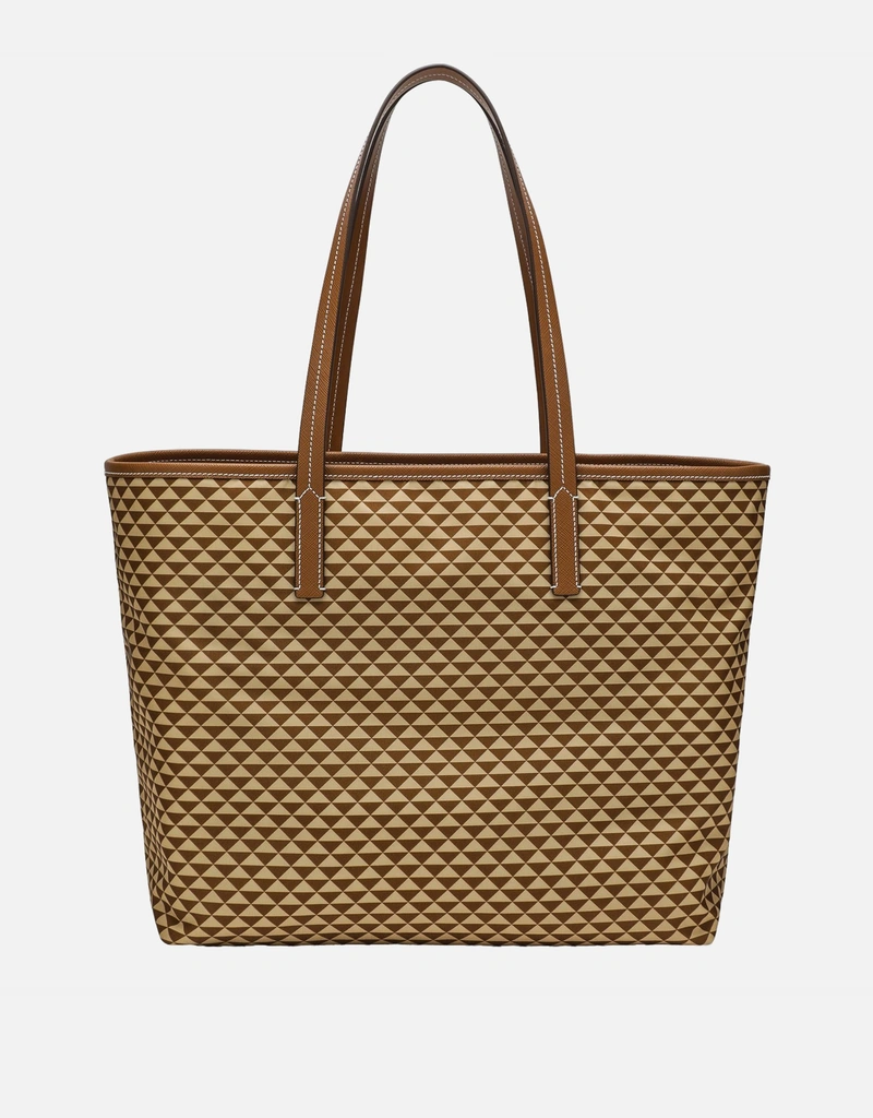 Prada キャラメルカラー プリント再生ナイロンバッグ (すべての新品