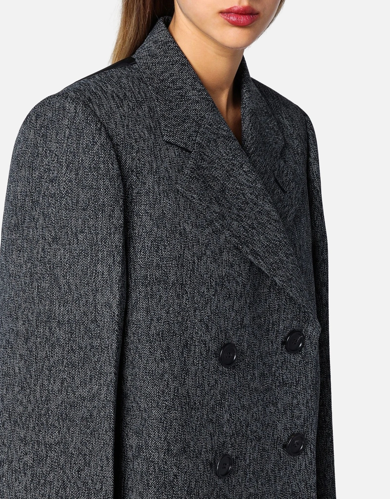 Prada ダブルブレストウールプリンスオブウェールズジャケット (すべて