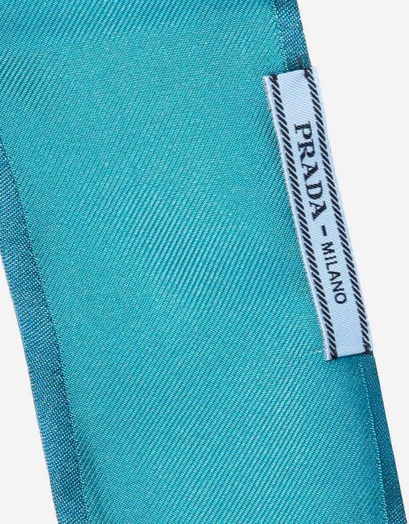 Prada プリントシルクツイルスキニースカーフ (スカーフ) IFCHIC.COM