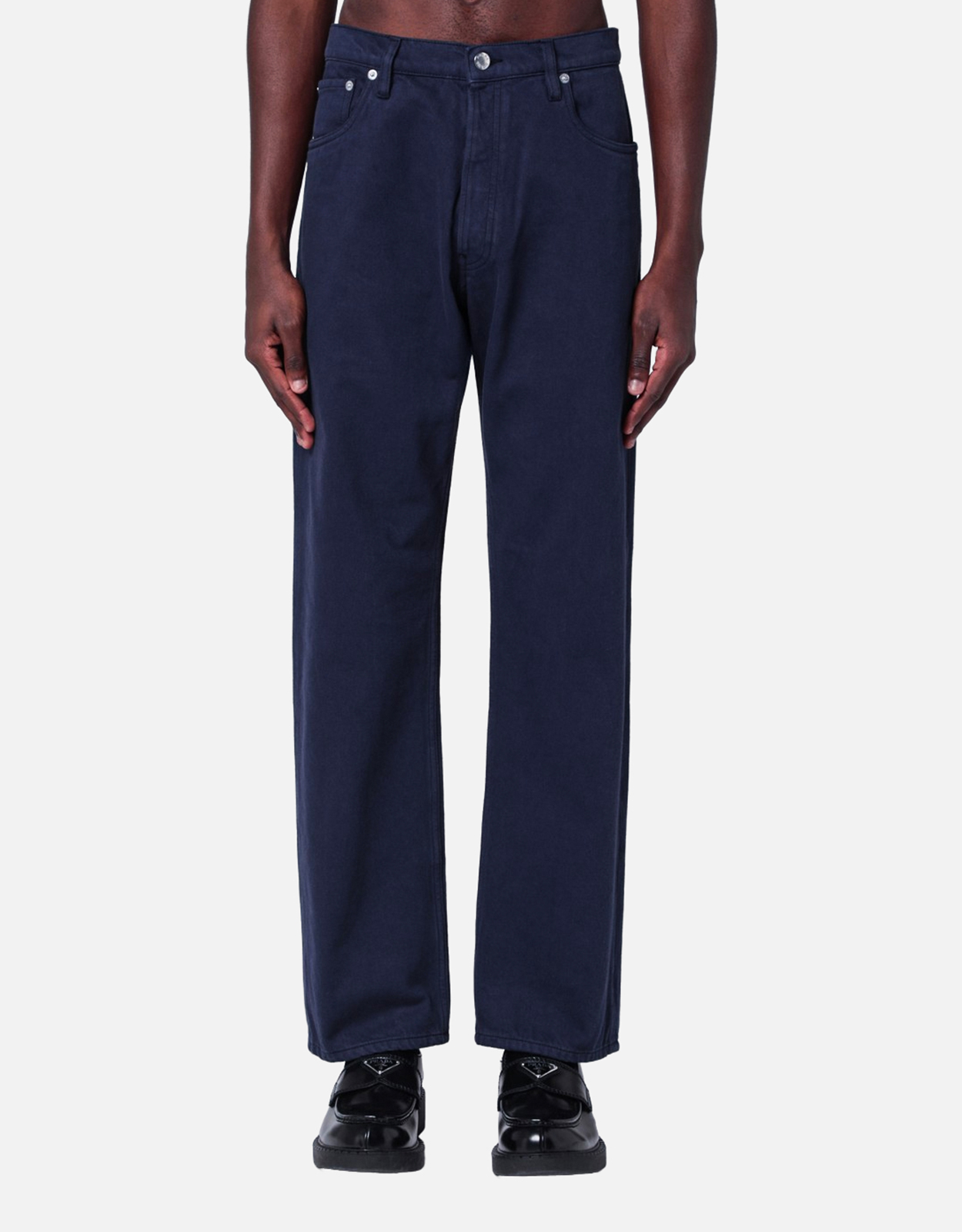 Prada メンズ ブルー ストレート デニム ジーンズ (すべての新品