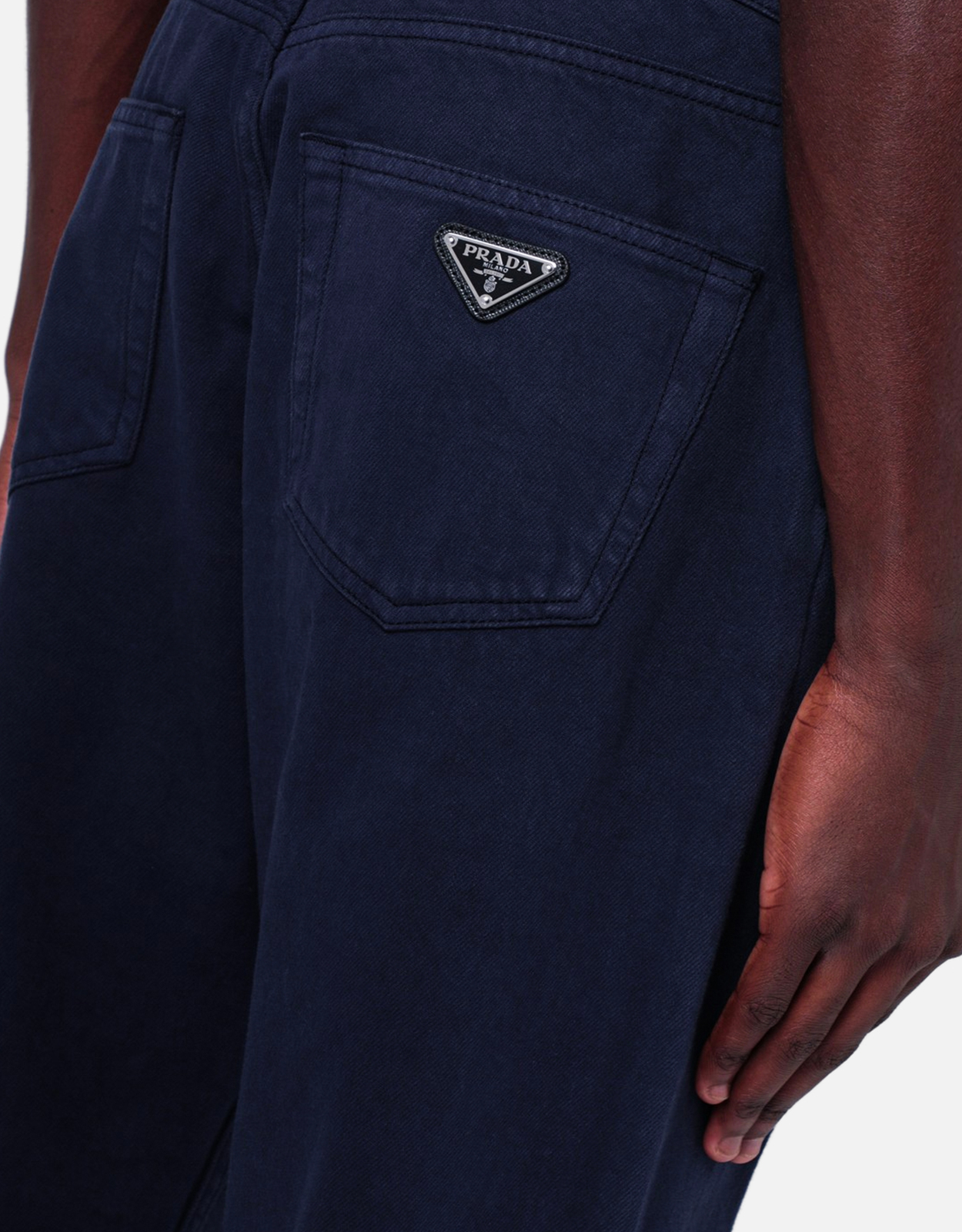 Prada メンズ ブルー ストレート デニム ジーンズ (すべての新品