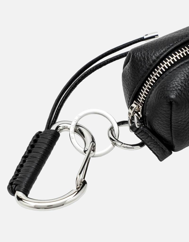 Prada メンズレザーキーリングチャーム (アクセサリ,キーリングと