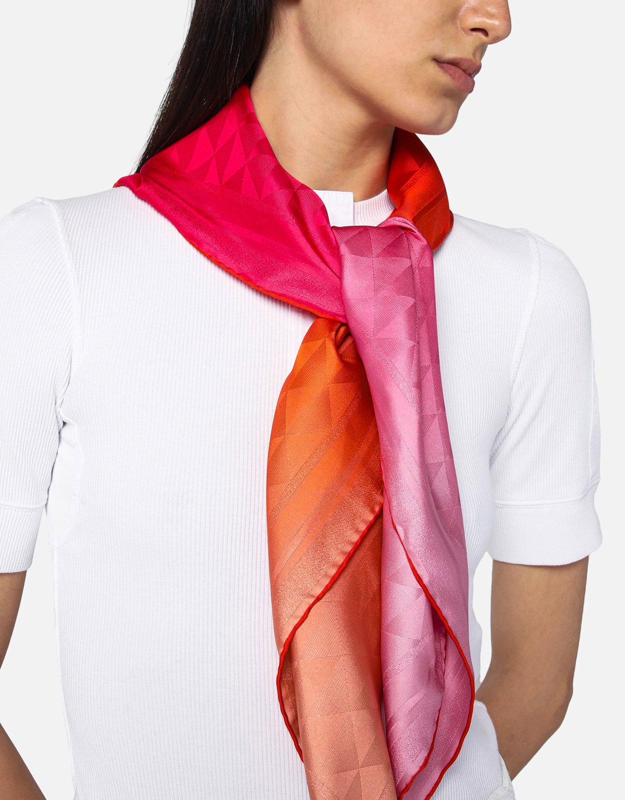 Prada プリントシルクツイルスカーフ (スカーフ) IFCHIC.COM