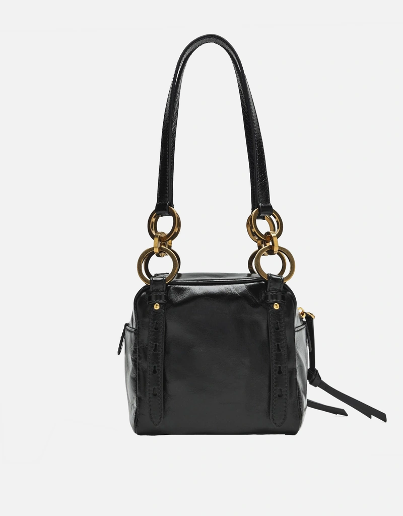 Prada ミニダングルレザーハンドバッグ (すべての新品) IFCHIC.COM