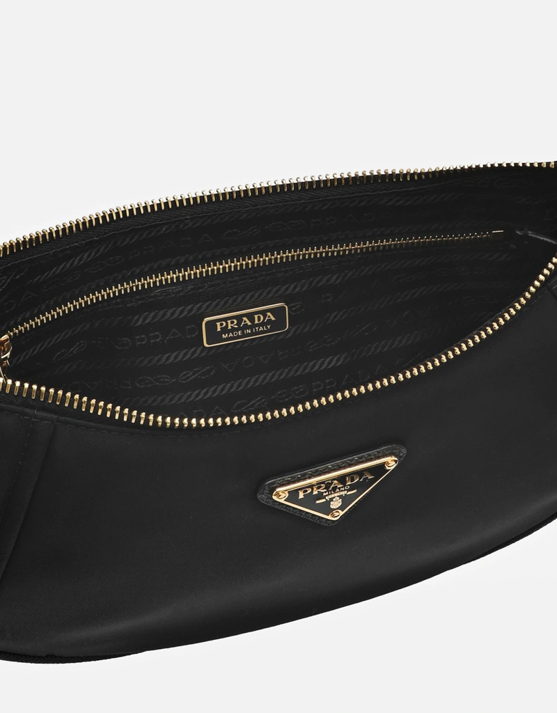 Prada デミルーンナイロンショルダーバッグ (すべての新品) IFCHIC.COM