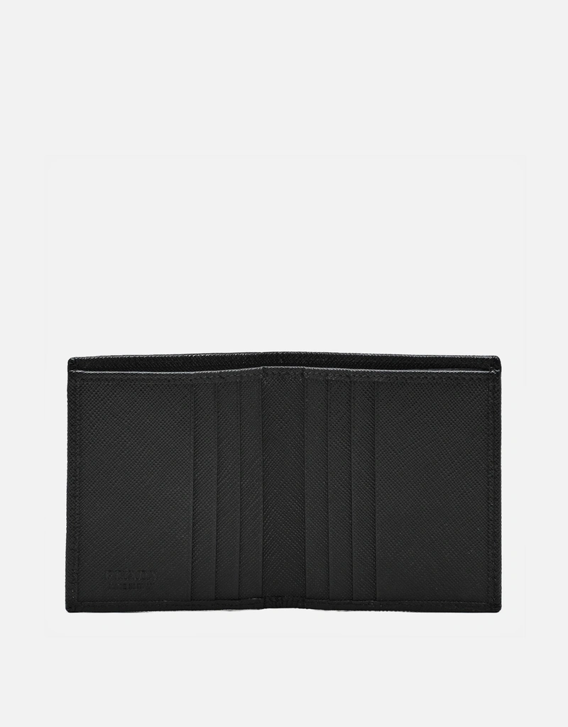 Prada メンズリナイロン サフィアーノレザー 財布 (アクセサリ,Wallets