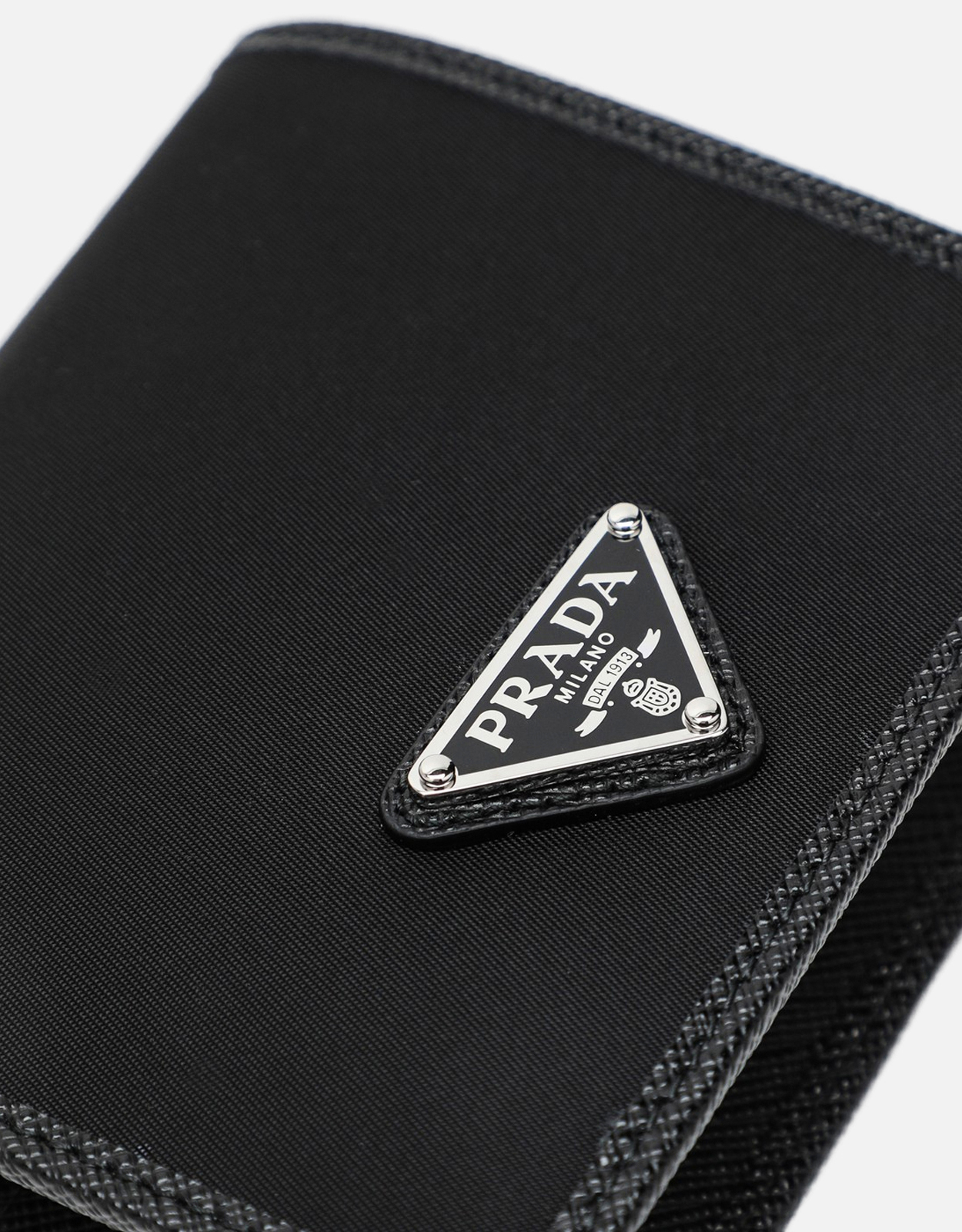 Prada メンズリナイロン サフィアーノレザー 財布 (アクセサリ,Wallets