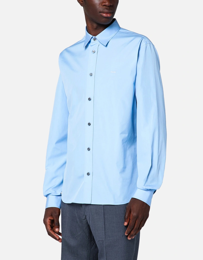 Prada Light blue cotton shirt (Clothing,Shirts) IFCHIC.COM