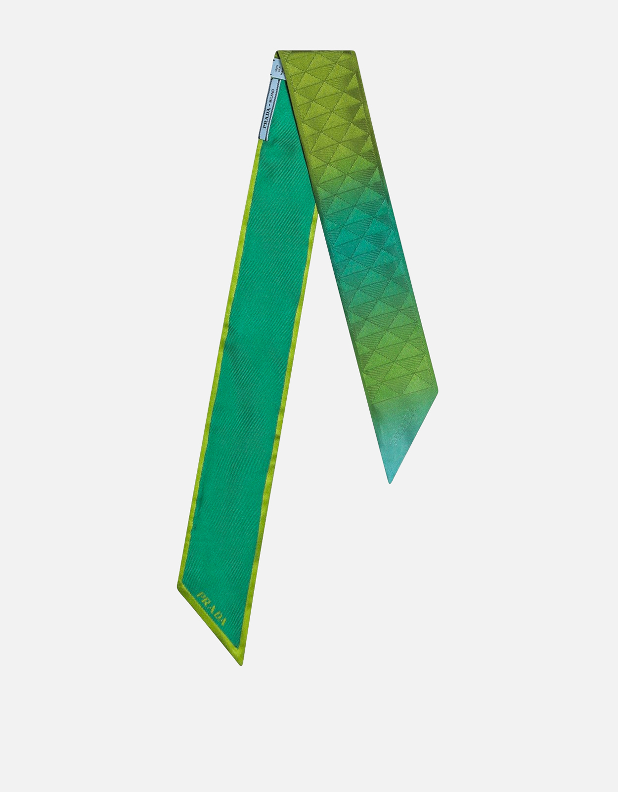 Prada プリントシルクツイルスキニースカーフ (スカーフ) IFCHIC.COM