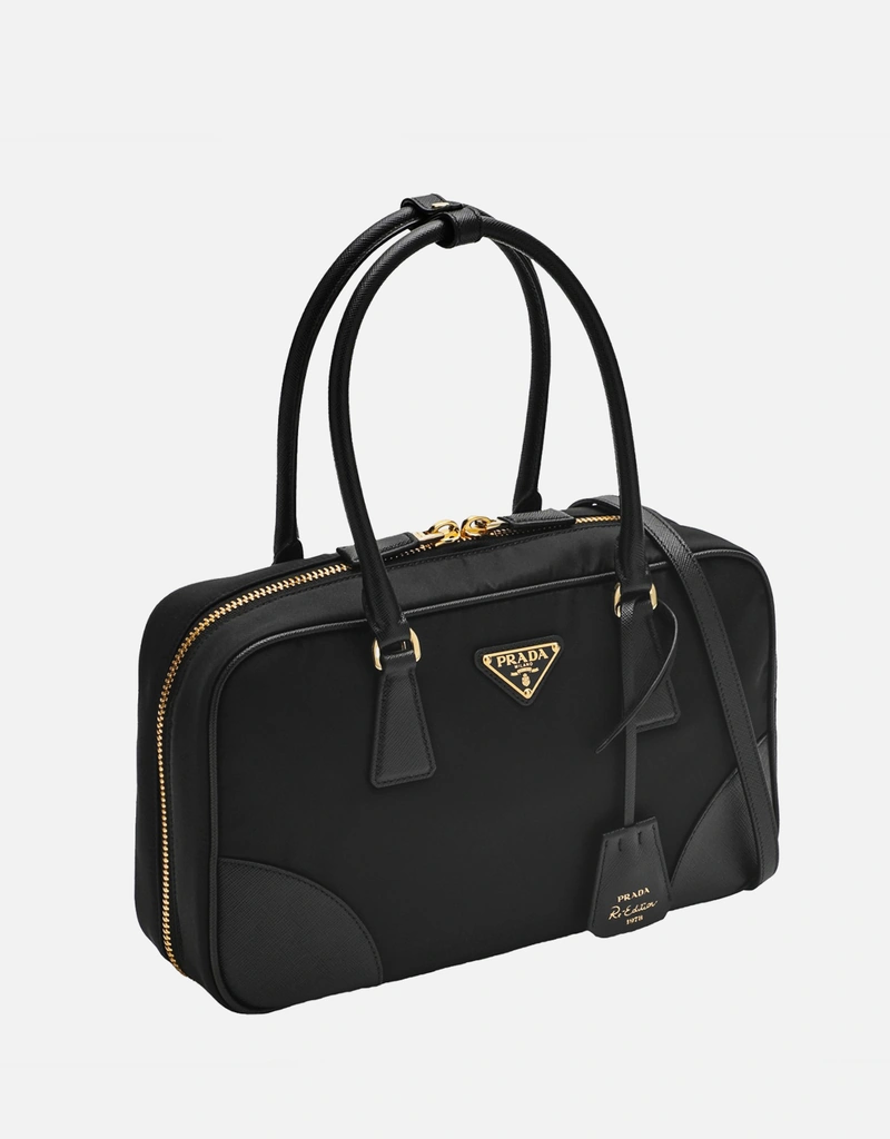 Prada Re-Edition 1978 ミディアム 再生ナイロンとサッフィアーノ
