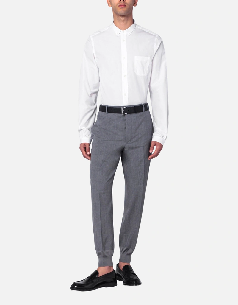 Prada メンズホワイトコットンシャツ (シャツ) IFCHIC.COM