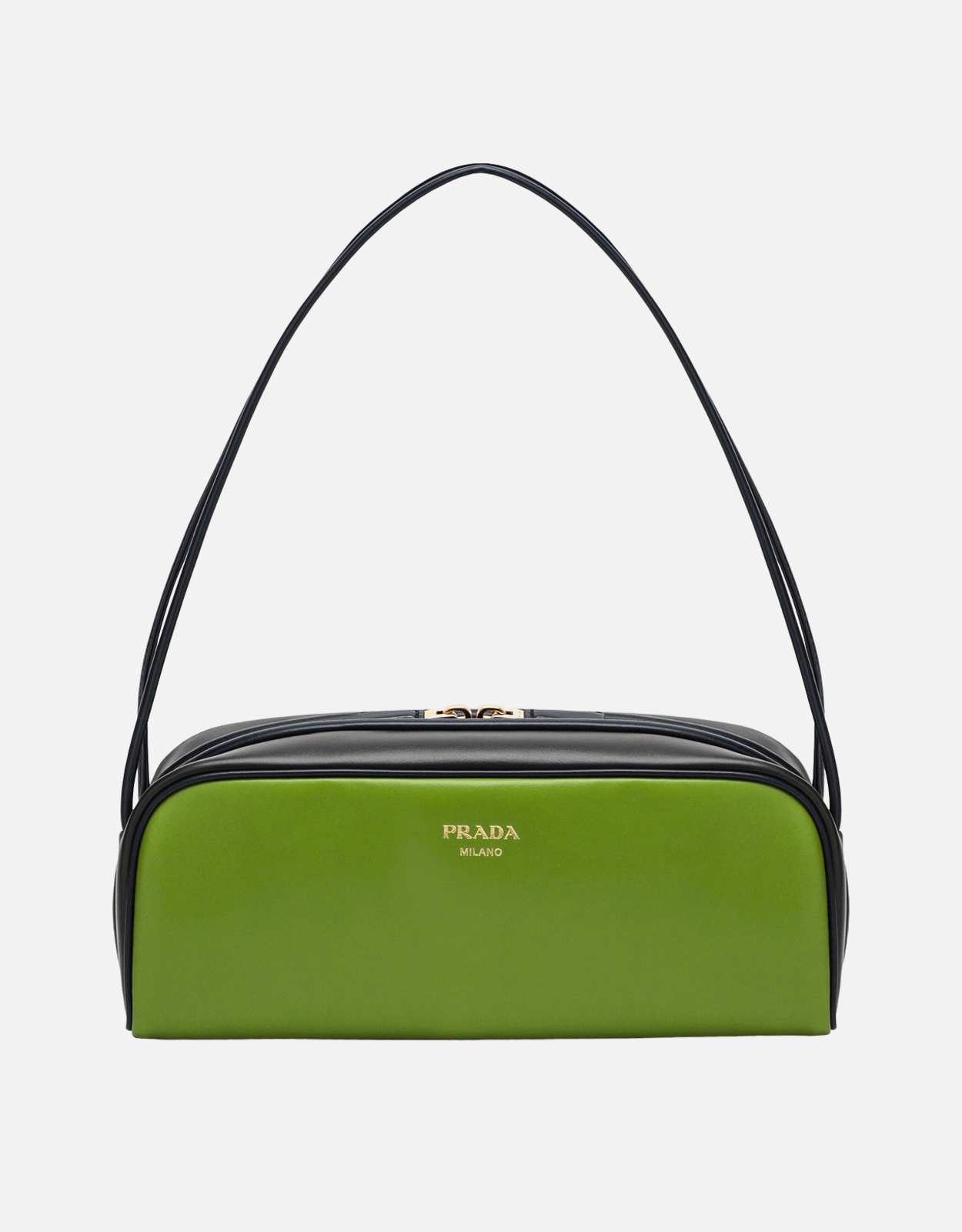 Prada レザー スイングバッグ エボニーグリーン (すべての新品) IFCHIC.COM