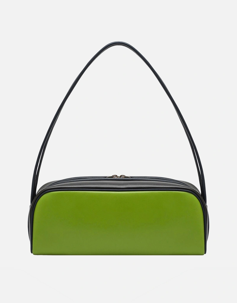 Prada レザー スイングバッグ エボニーグリーン (すべての新品) IFCHIC.COM