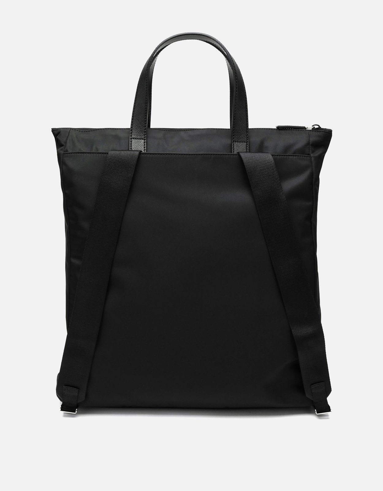 Prada メンズ Re-Nylonとサフィアーノレザー トートバッグ (バッグ