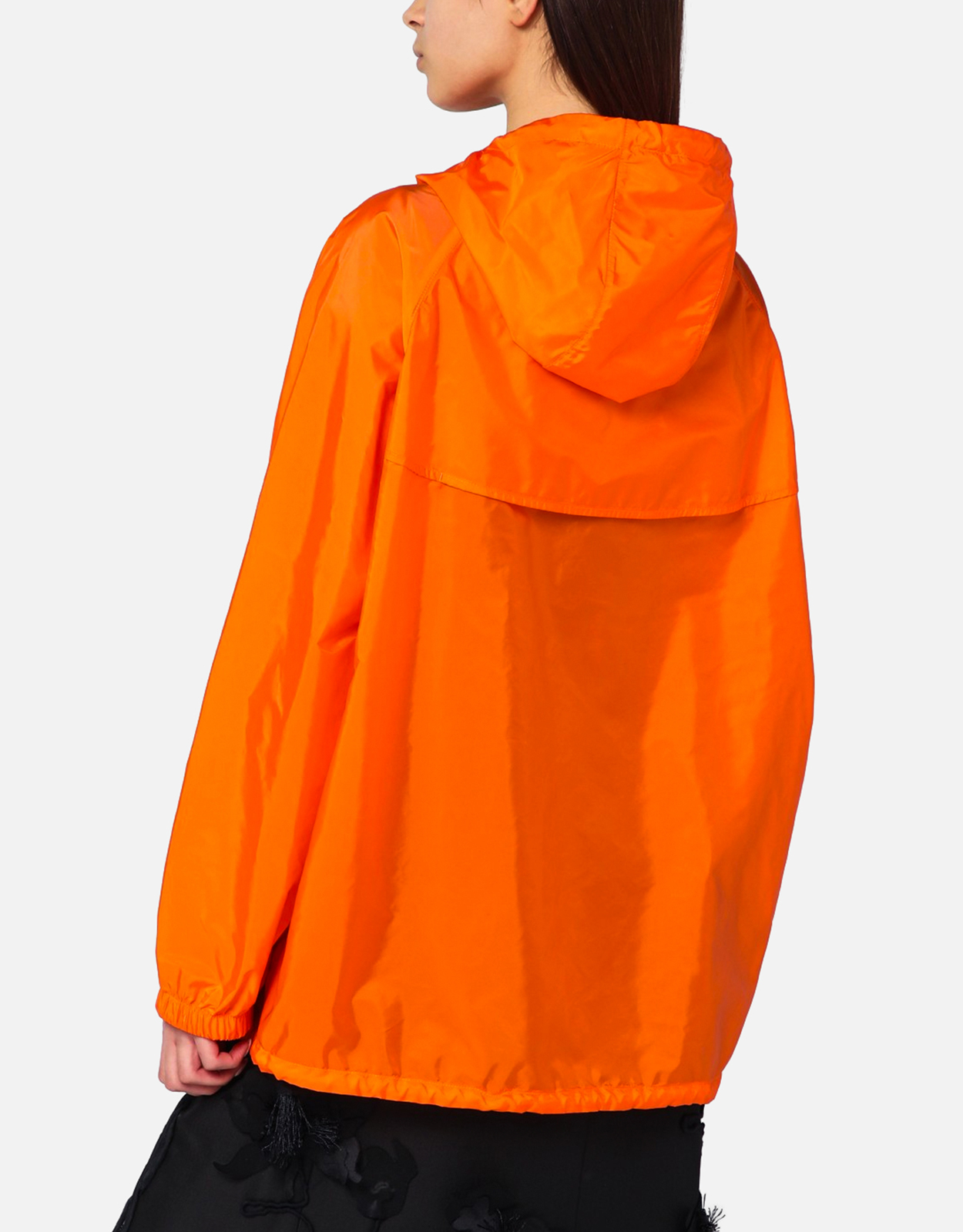 Prada オレンジ軽量リナイロンレインコート (すべての新品) IFCHIC.COM