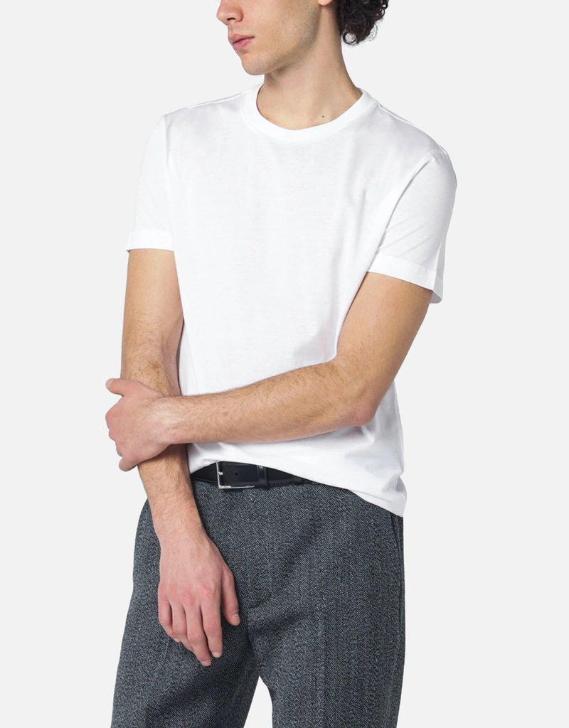 Prada メンズ コットン ホワイト Tシャツ 3枚セット (アパレル,シャツ