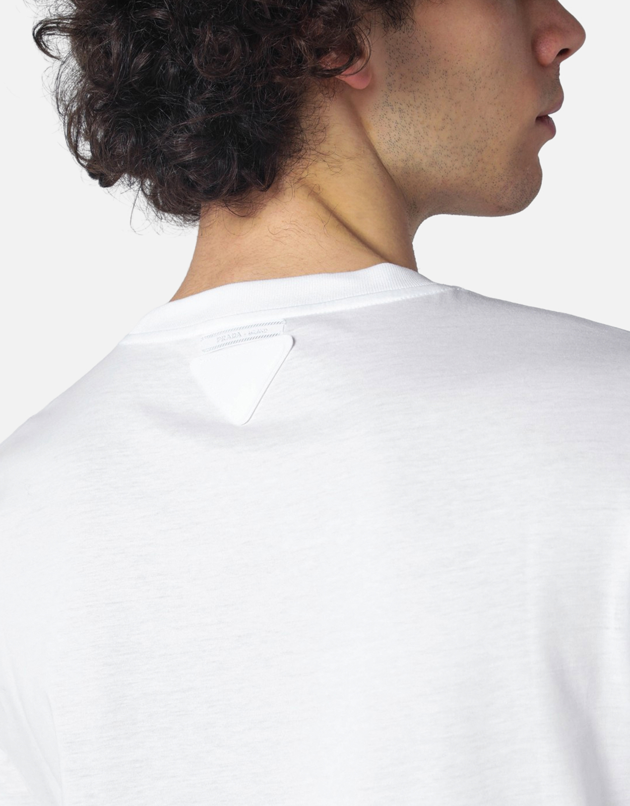 Prada メンズ コットン ホワイト Tシャツ 3枚セット (シャツ) IFCHIC.COM