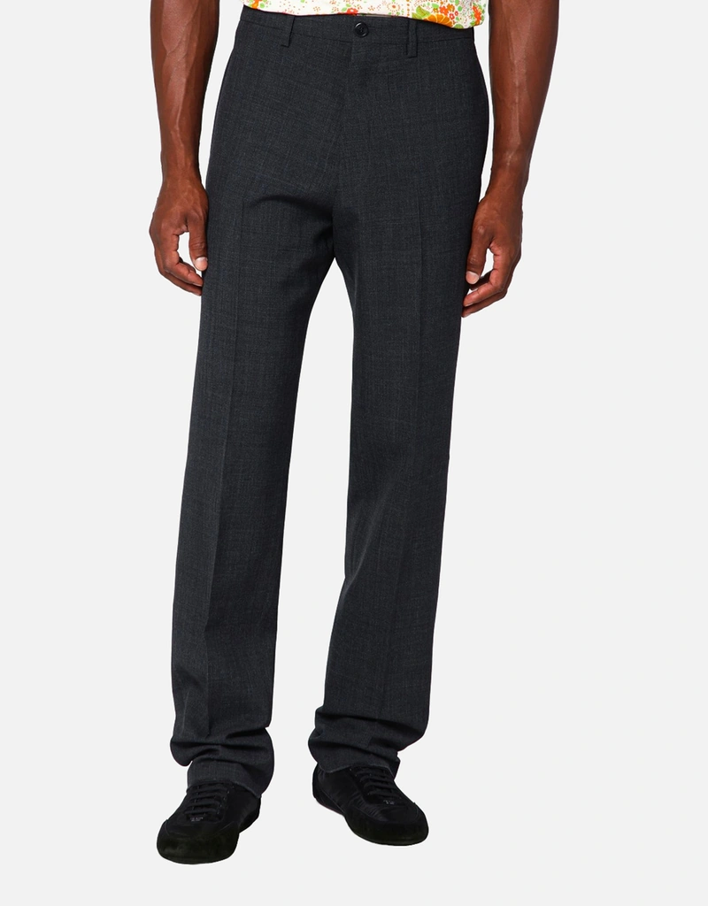 Prada メンズ ウール スリムフィットパンツ (すべての新品) IFCHIC.COM