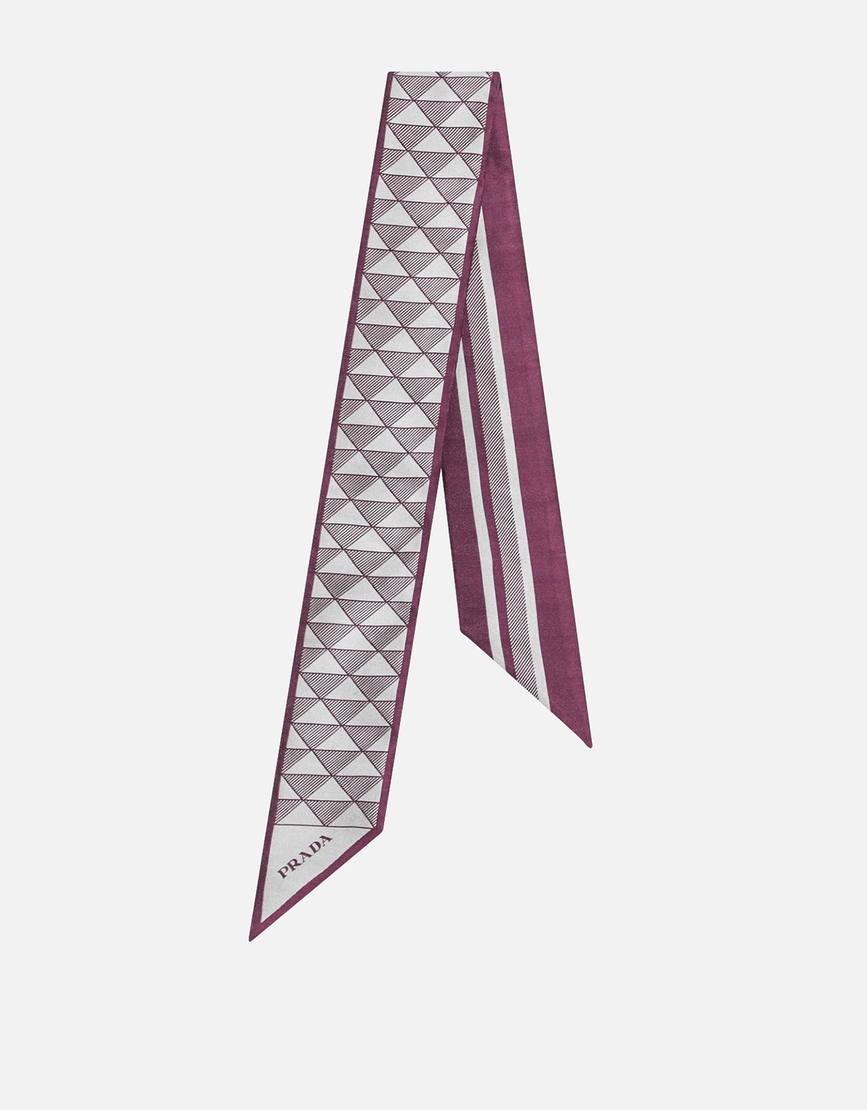 最終値下げ⭐︎PRADA スカーフ Prada プリントシルクスキニースカーフ (スカーフ) IFCHIC.COM