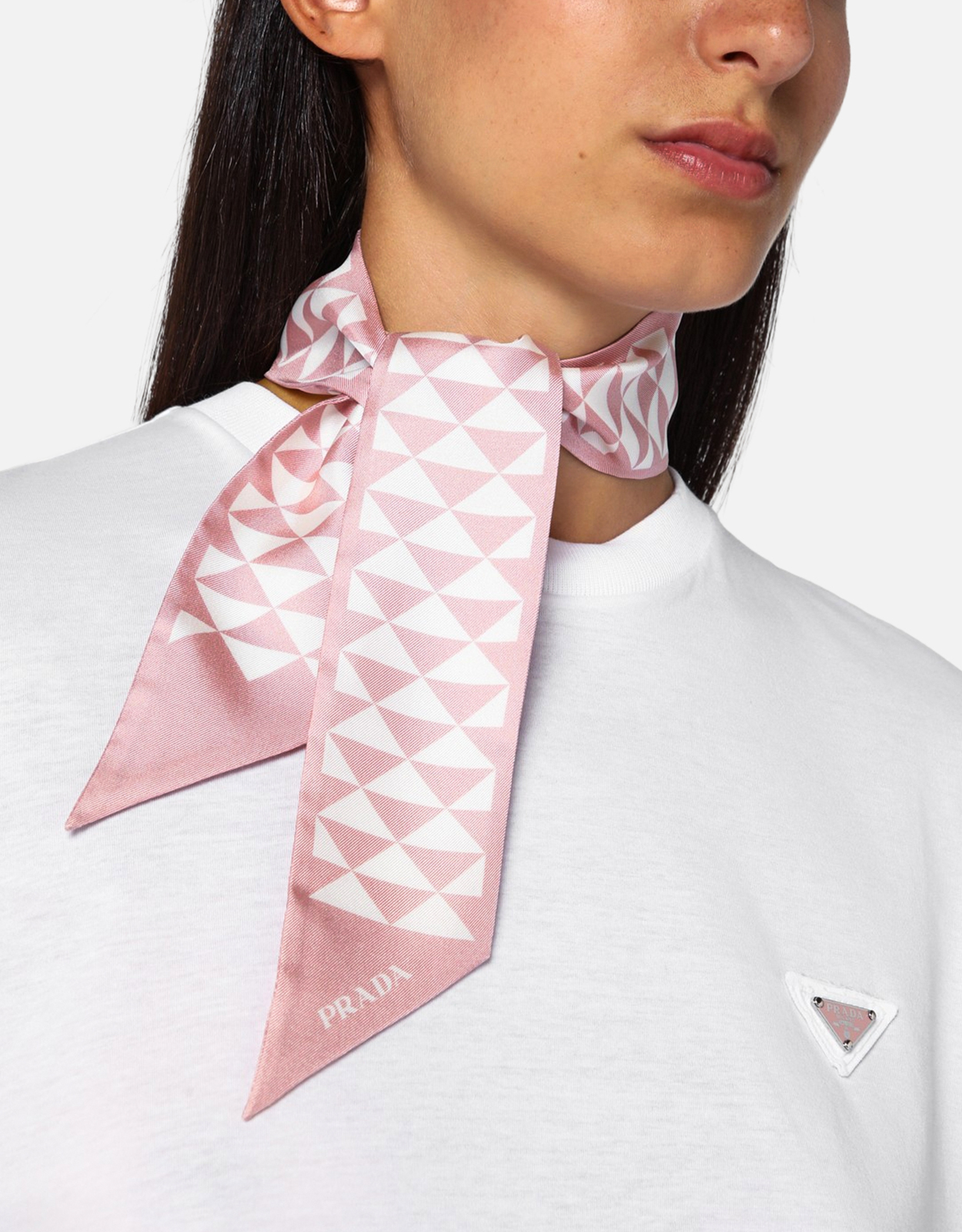 Prada プリントシルクタイ (スカーフ) IFCHIC.COM