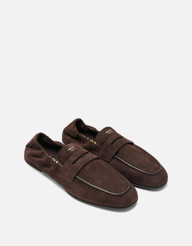 PRADA ブラウン スエード ローファー 36 PRADA ブラウン スエード ローファー 36 価格