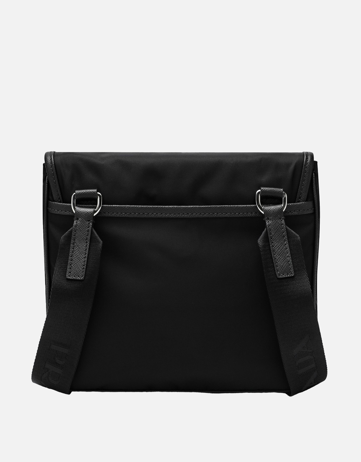 Prada メンズ Re-Nylonとサフィアーノレザーショルダーバッグ (バッグ