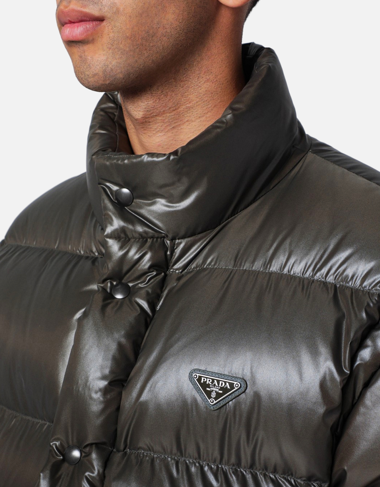 Prada メンズ Re-Nylon モジュラーオーバーサイズダウンジャケット