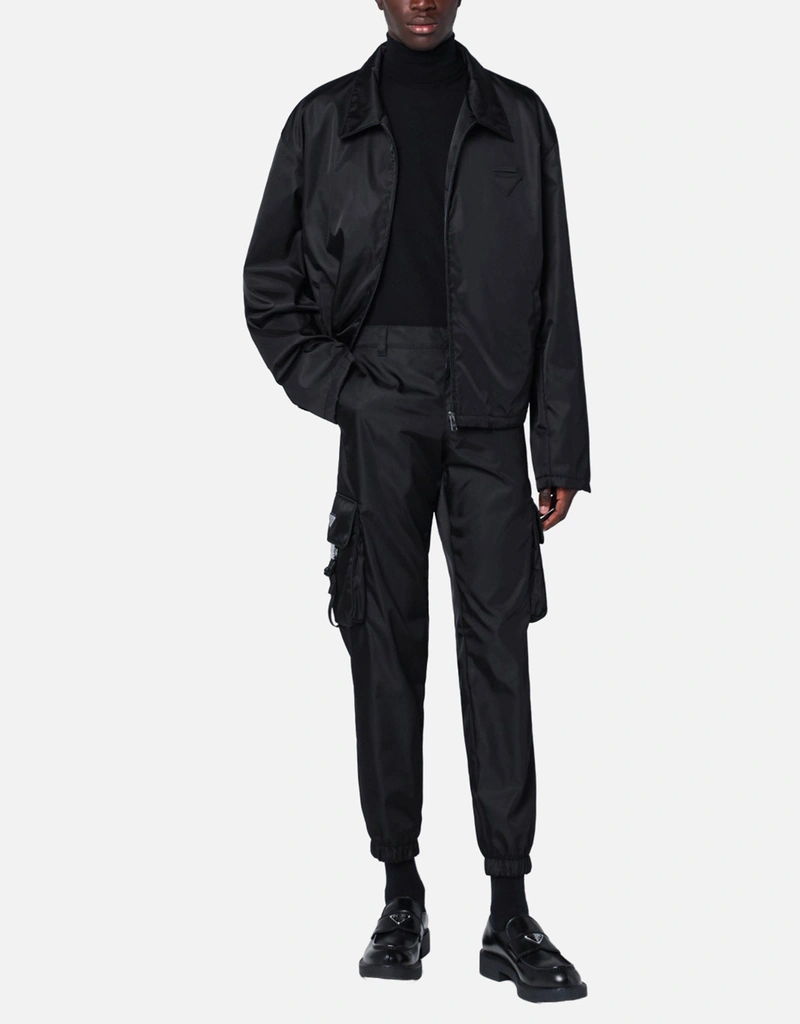 Prada メンズ Re-Nylon ストレートフィット ブルゾンジャケット