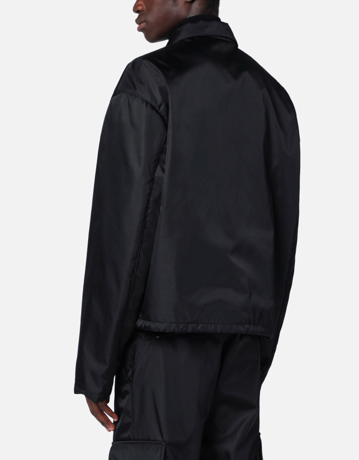 Prada メンズ Re-Nylon ストレートフィット ブルゾンジャケット