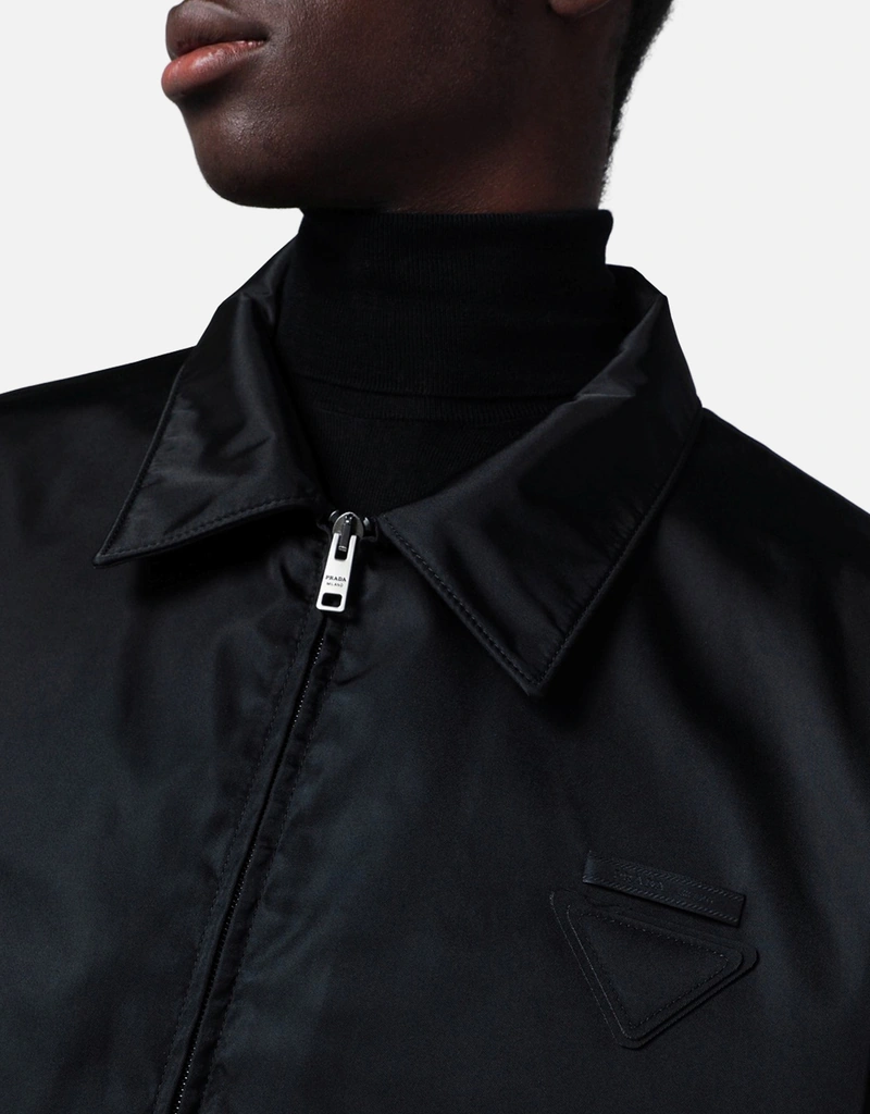 Prada メンズ Re-Nylon ストレートフィット ブルゾンジャケット