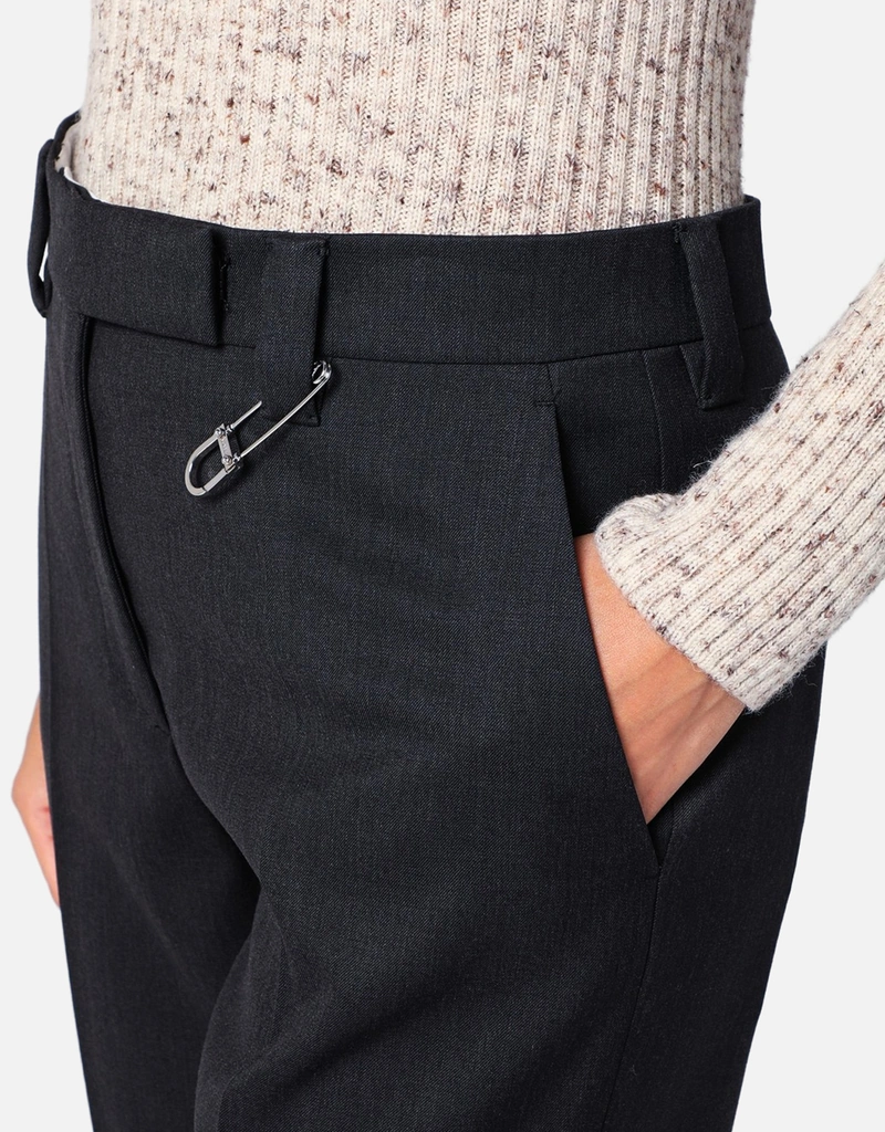 Prada ウール バージンウール ピン ストレートレッグパンツ (パンツ