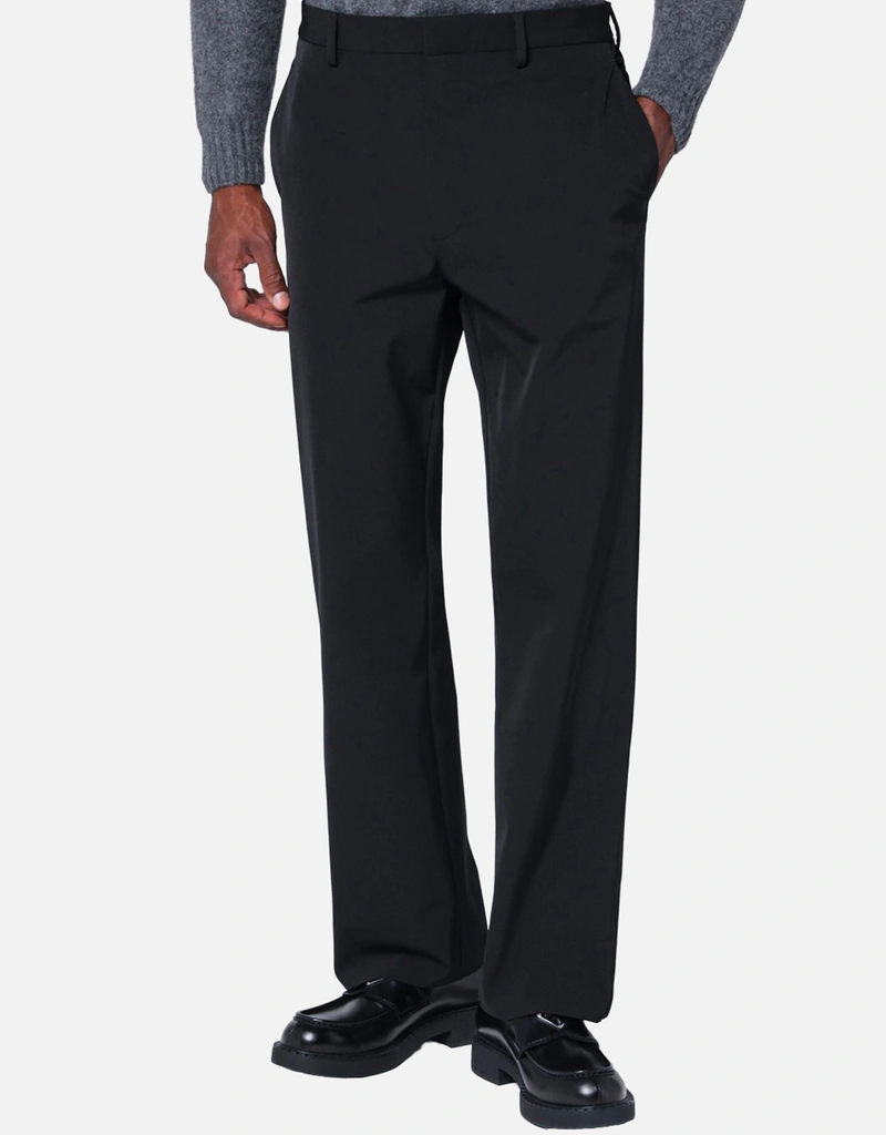 Prada メンズ Techno Stretch ブラックパンツ (すべての新品) IFCHIC.COM