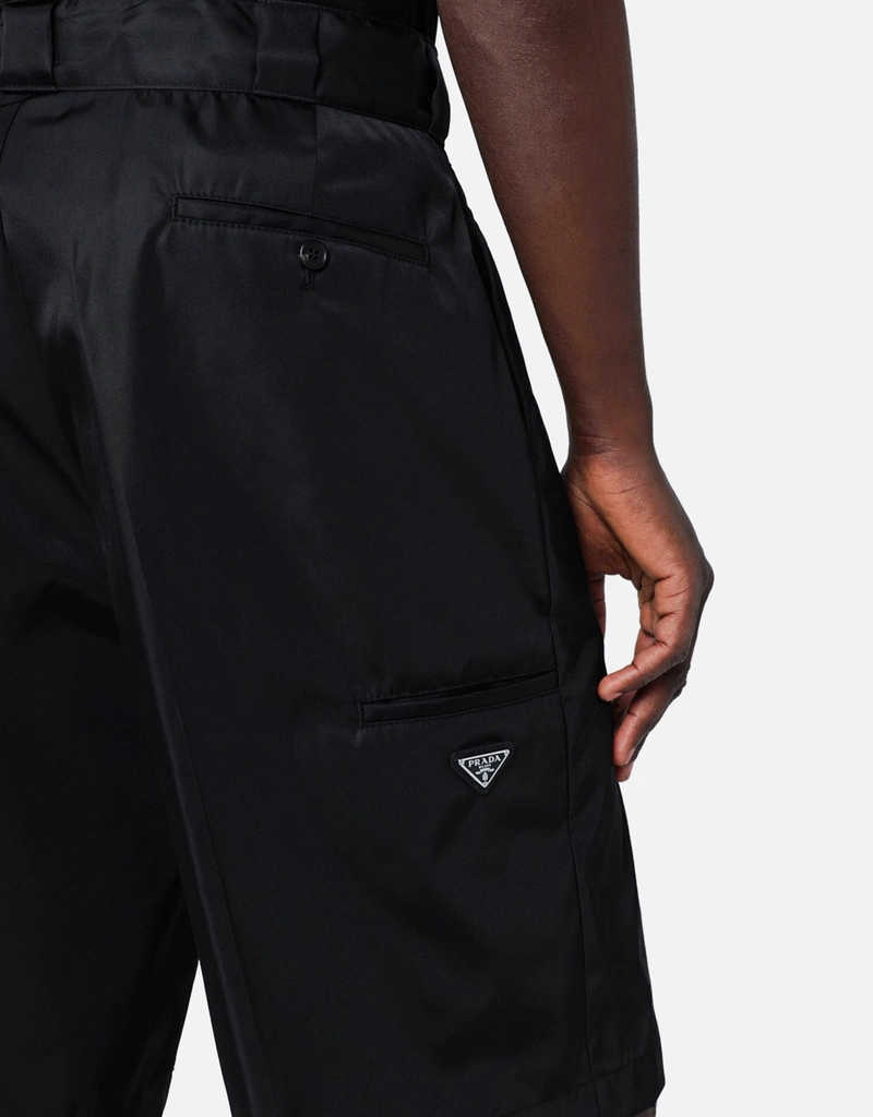 Prada メンズ Reナイロン バミューダショーツ (アパレル,ズボン