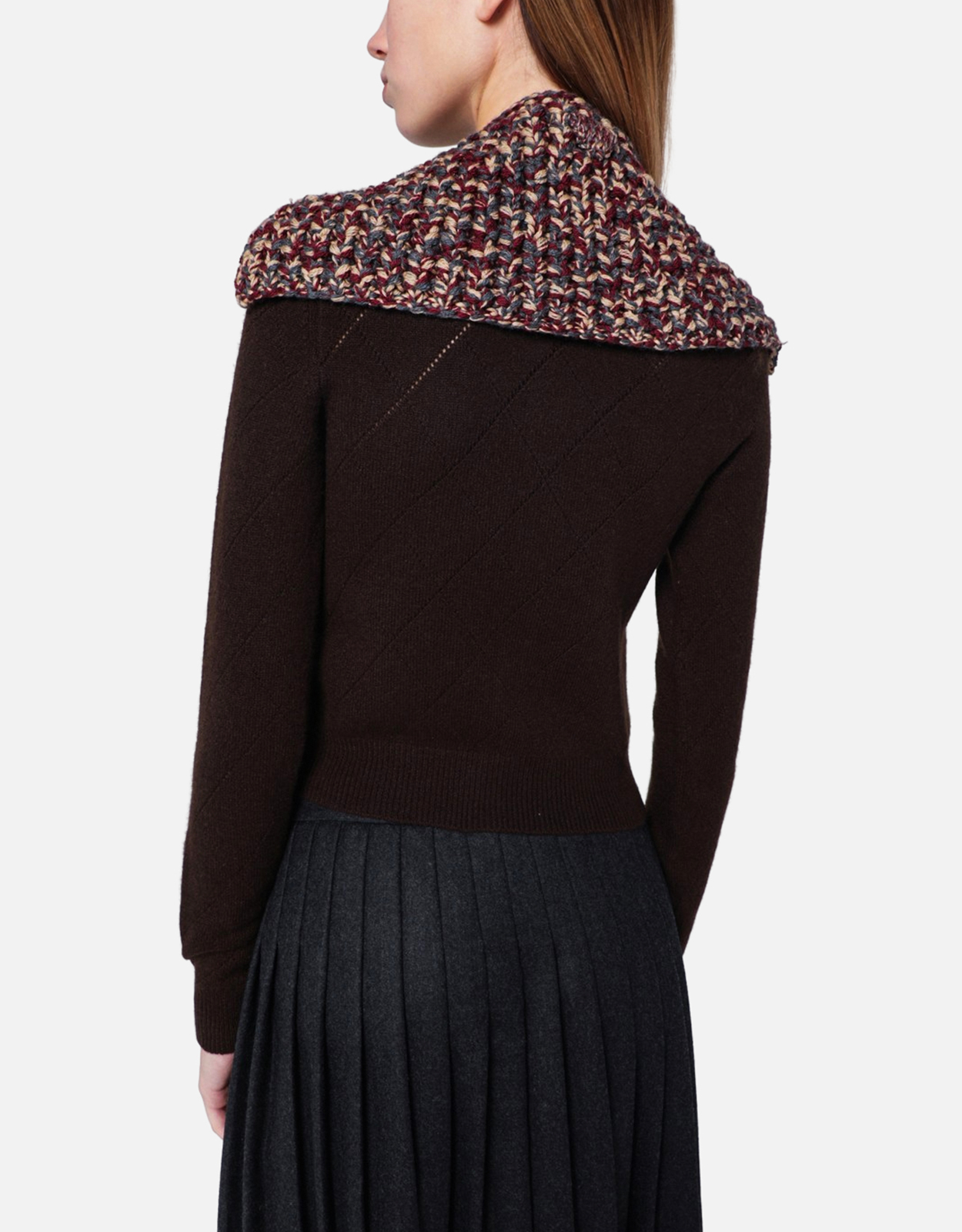 Prada ウールとカシミヤニットカラー (すべての新品) IFCHIC.COM