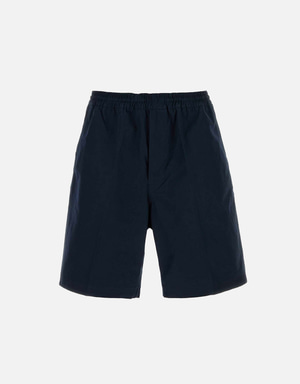 最高級な麻100%「PRADA」ブラックリネンショーツ Prada Re-nylon ショートパンツ | ブラック | FARFETCH JP