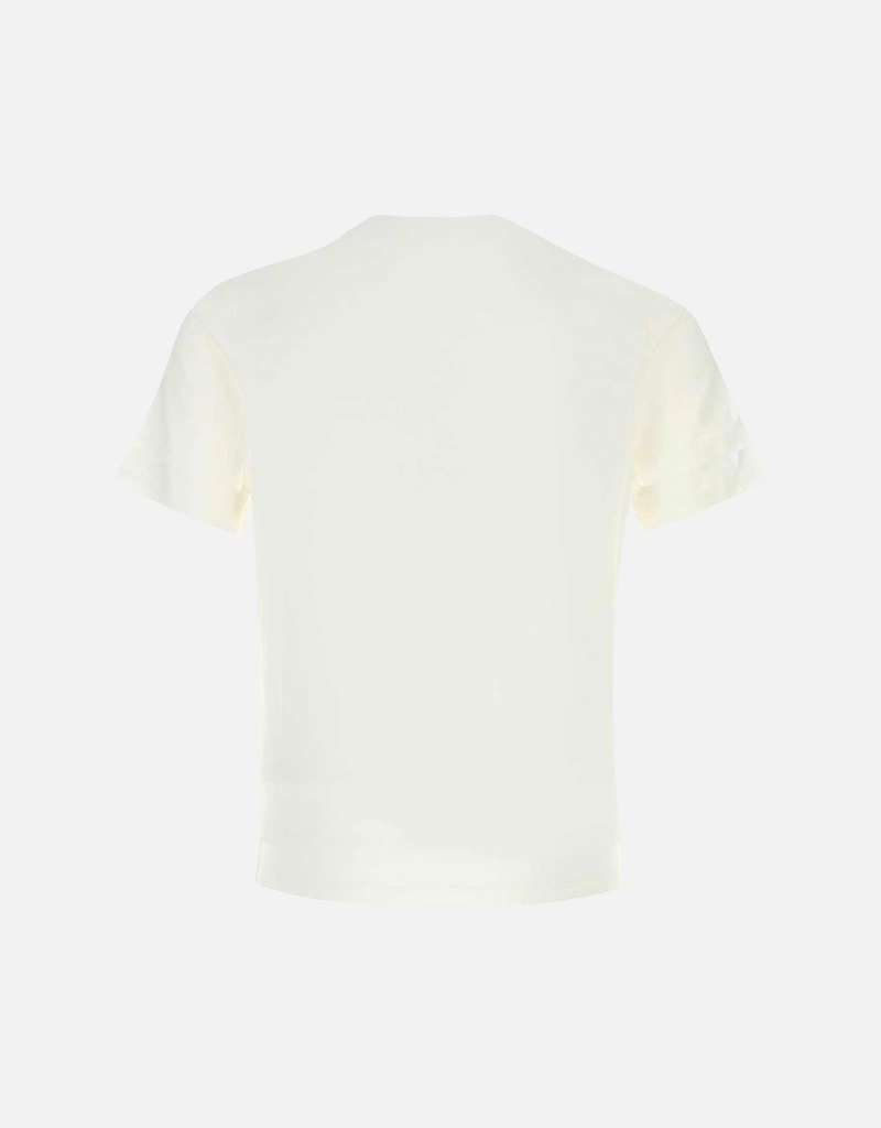 Prada メンズホワイトコットンTシャツ (すべての新品) IFCHIC.COM