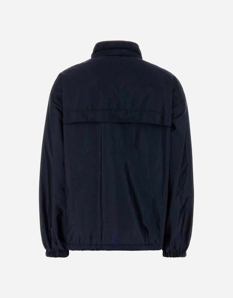 Prada ネイビーブルー Re-Nylon ウインドブレーカー (すべての新品