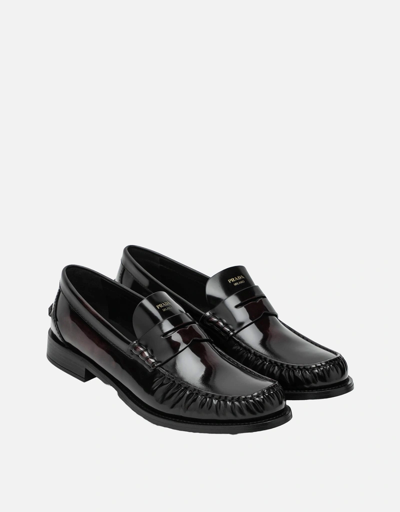 prada ブラッシュドローファー 10 Prada ブラッシュドカーフレザーローファー (すべての新品) IFCHIC.COM