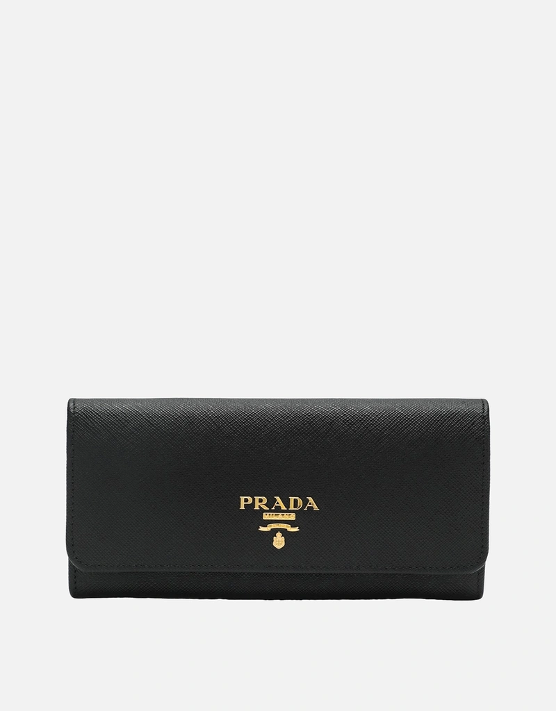 Prada ラージ サフィアーノ カーフレザー 財布 (財布とカードホルダー
