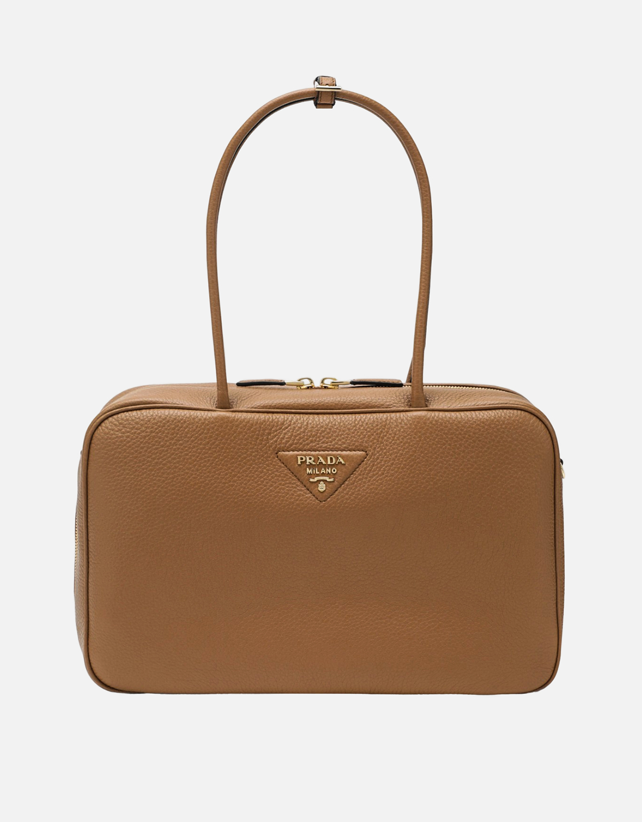 PRADA バッグ キャラメル Prada キャラメルレザー 大型ダッフルバッグ (すべての新品) IFCHIC.COM