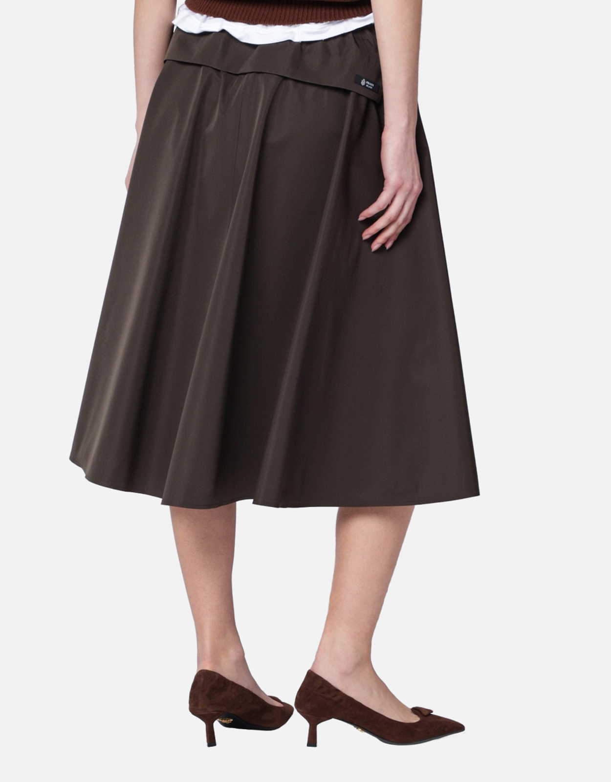 Prada テクニカルファブリックサークルスカート (ドレス) IFCHIC.COM