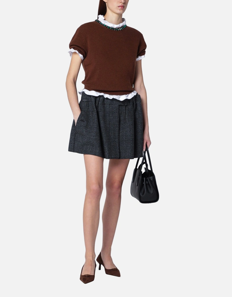 Prada コットンジャージーTシャツ (トップス) IFCHIC.COM