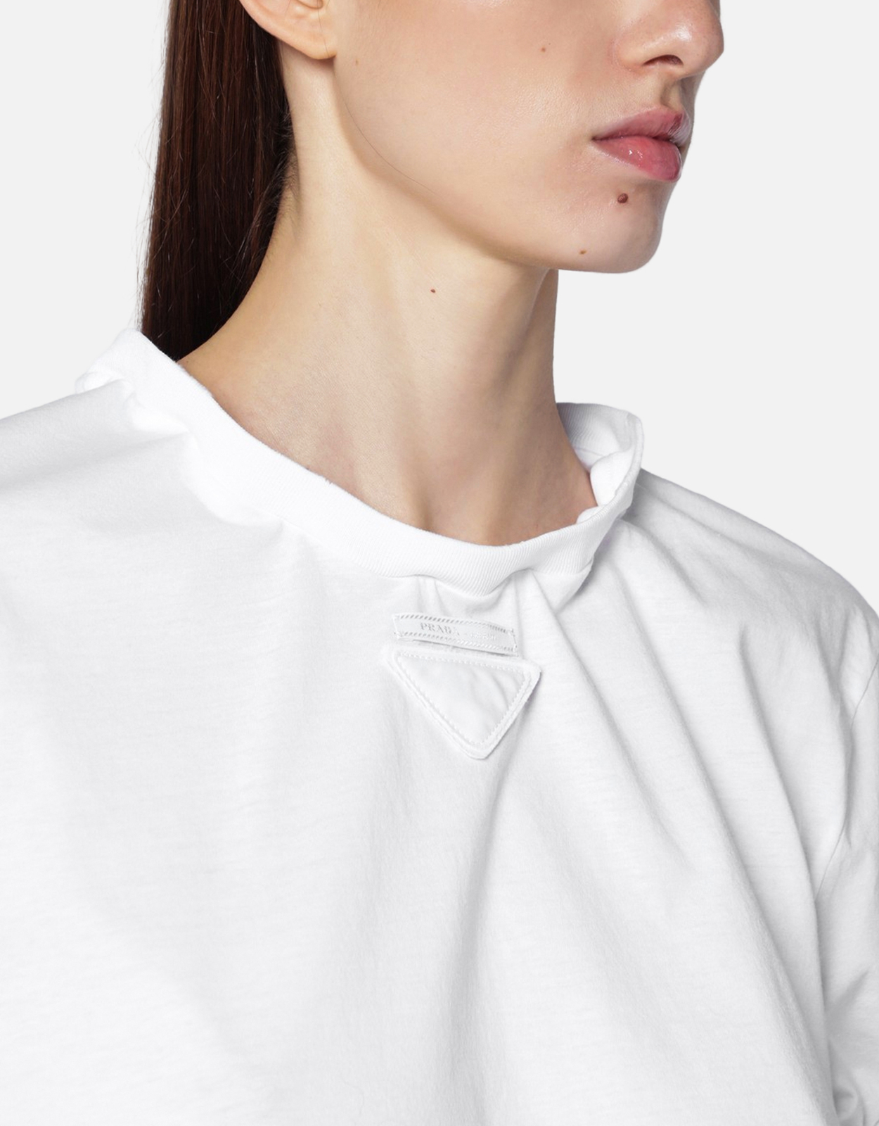 Prada コットンジャージーTシャツ (トップス) IFCHIC.COM