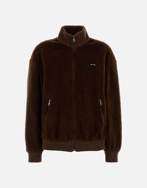 Prada フリース リブ付き バージンウール ジップジャケット (すべての