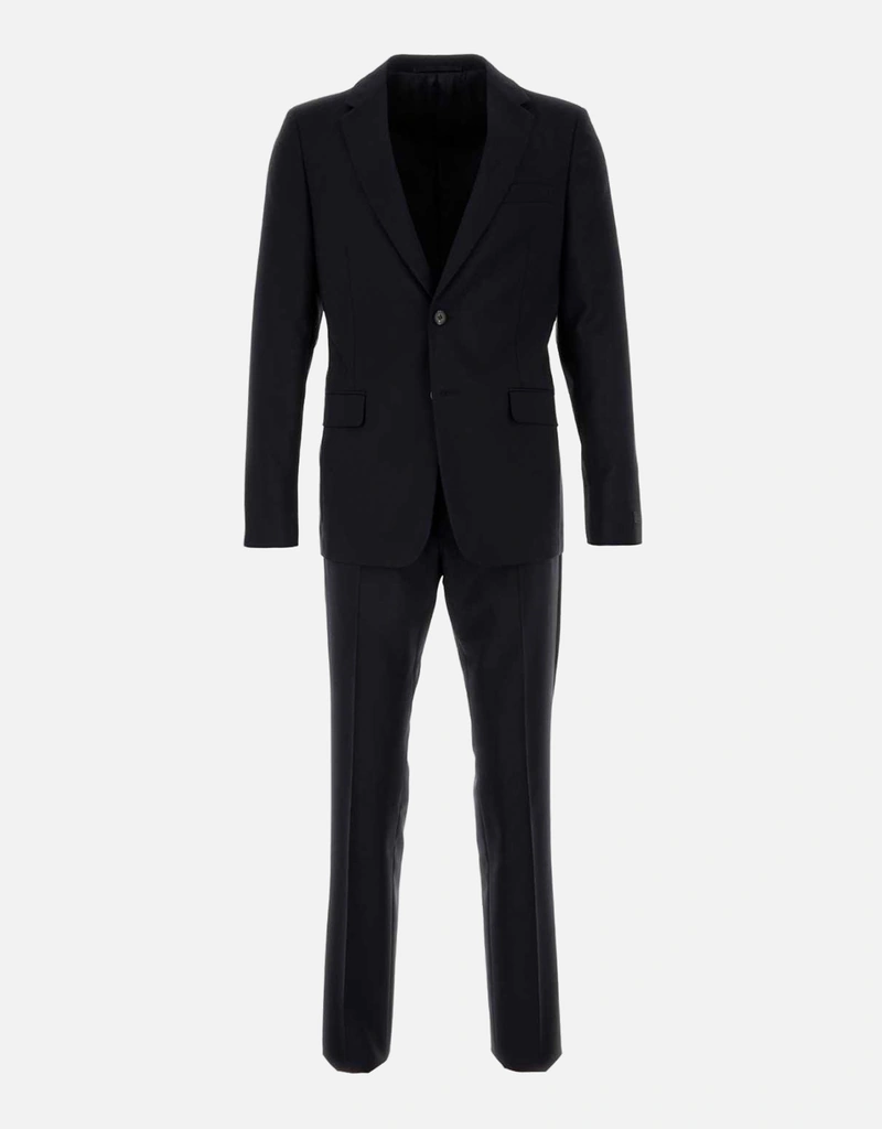 Prada メンズウールブレンド美麗奴羊毛モヘアスーツ (すべての新品