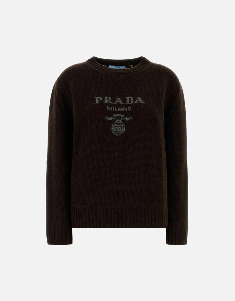 美品 プラダ ハイゲージ クルーネック ニット セーター チャコールグレー PRADA（ニット/セーター ・ グレー/灰色系）のフリマアイテム一覧