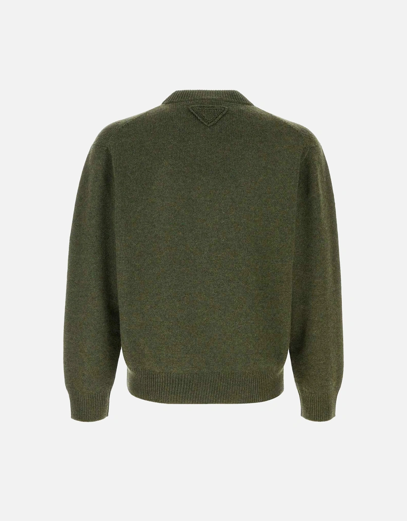 Prada メンズ再生カシミヤクルーネックセーター (すべての新品) IFCHIC.COM