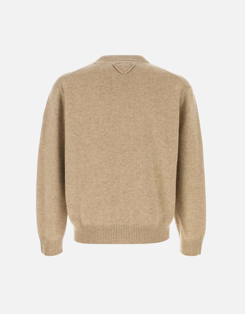 Prada メンズ Sand カシミヤセーター (すべての新品) IFCHIC.COM