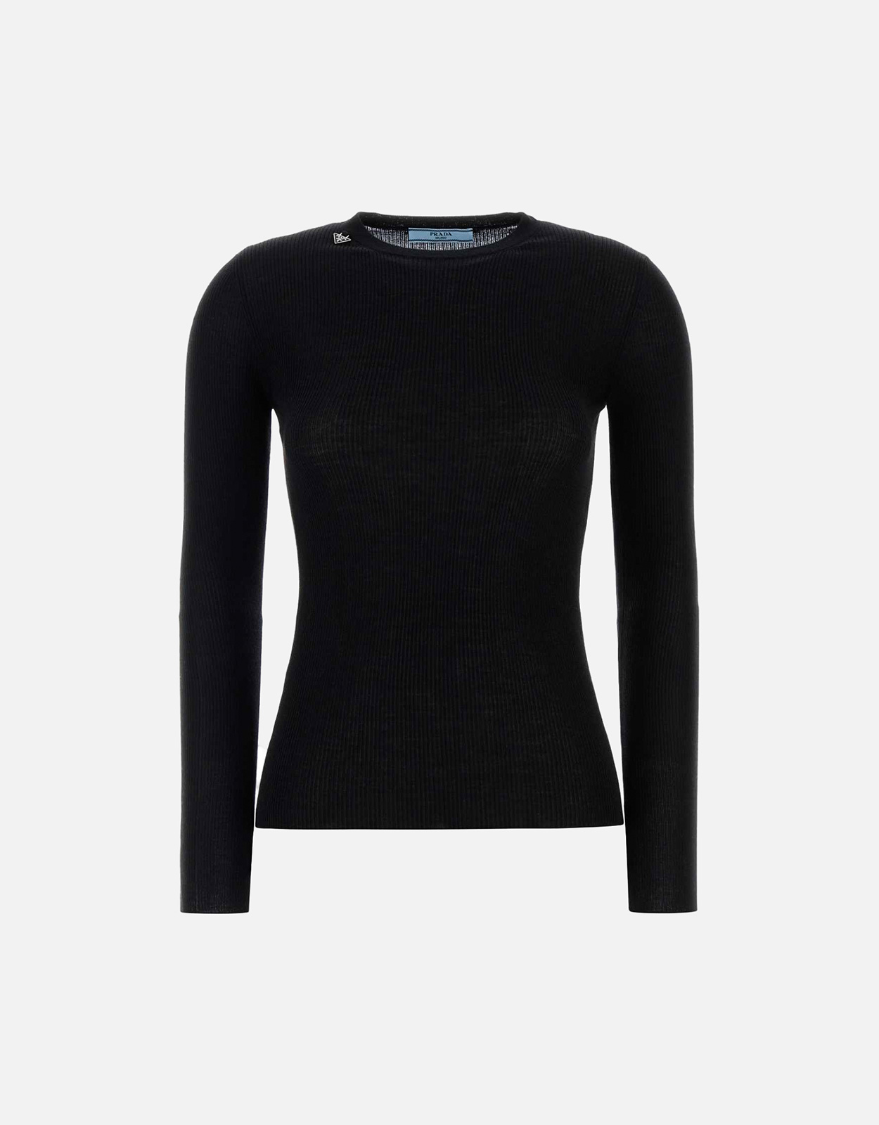 Prada 美麗奴ウールリブクルーネックスリムフィットセーター (すべての